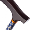 Opvouwbare wandelstok - gebloemd 74 - 84 cm - Afbeelding 2